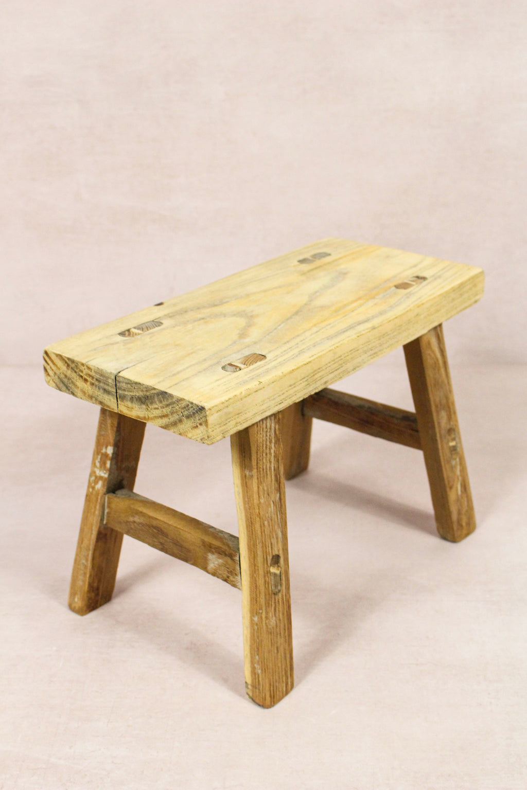 Vintage Rustic Stool - Elm wood - Small - 278