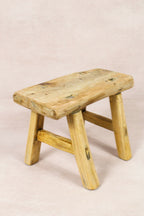 Vintage Rustic Stool - Elm wood - Small - 279