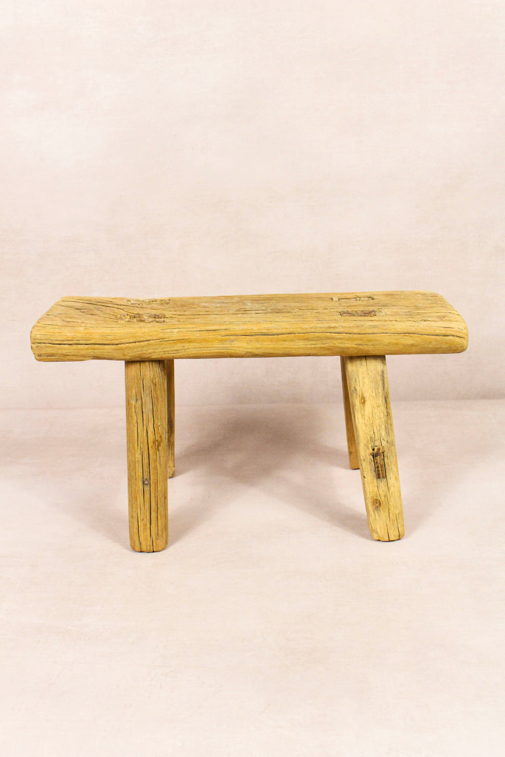 Vintage Rustic Stool - Elm wood - Small - 282