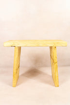 Vintage Rustic Stool - Elm wood - Square - 281