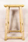 Vintage Rustic Stool - Elm wood - 283