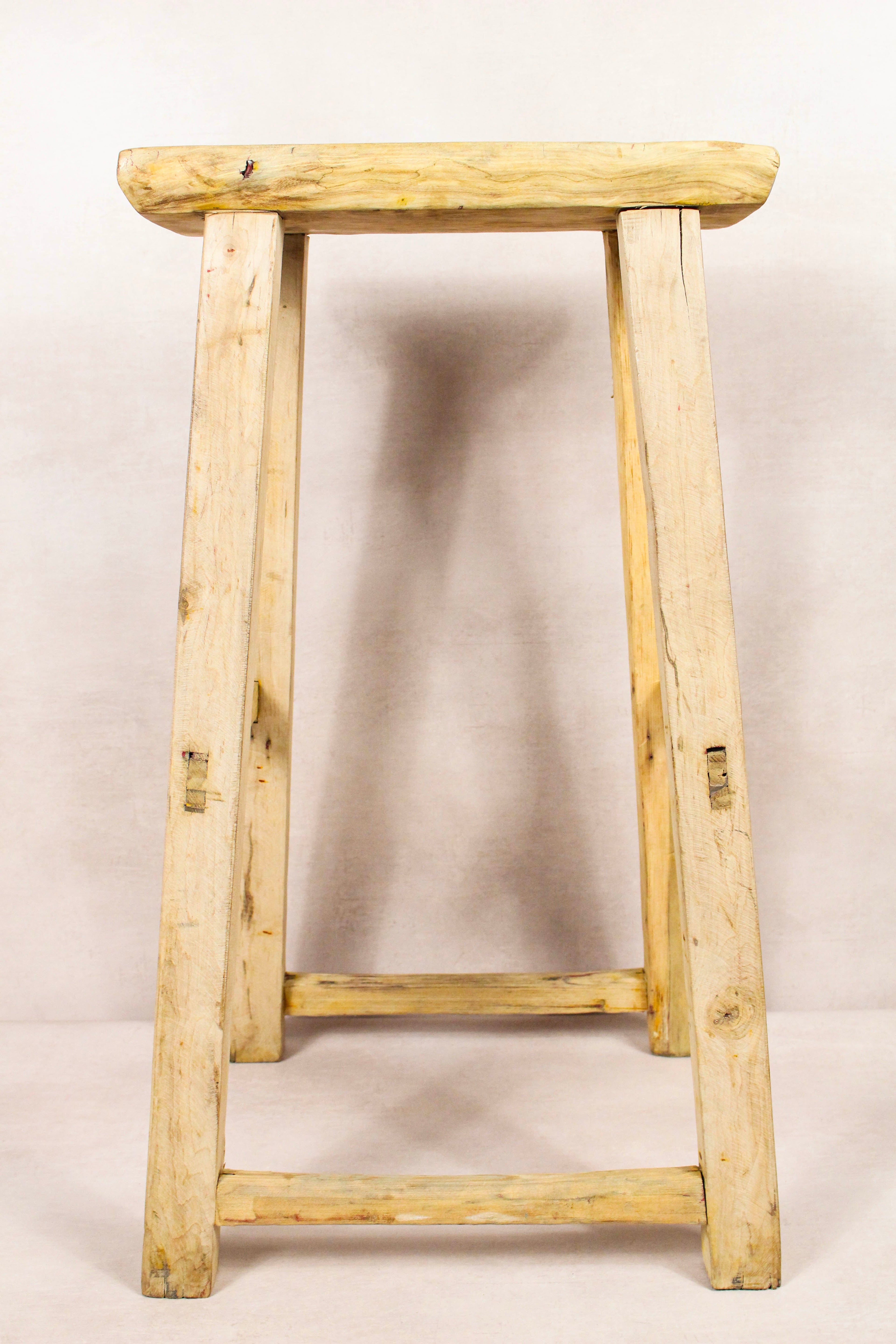 Vintage Rustic Stool - Elm wood - 283