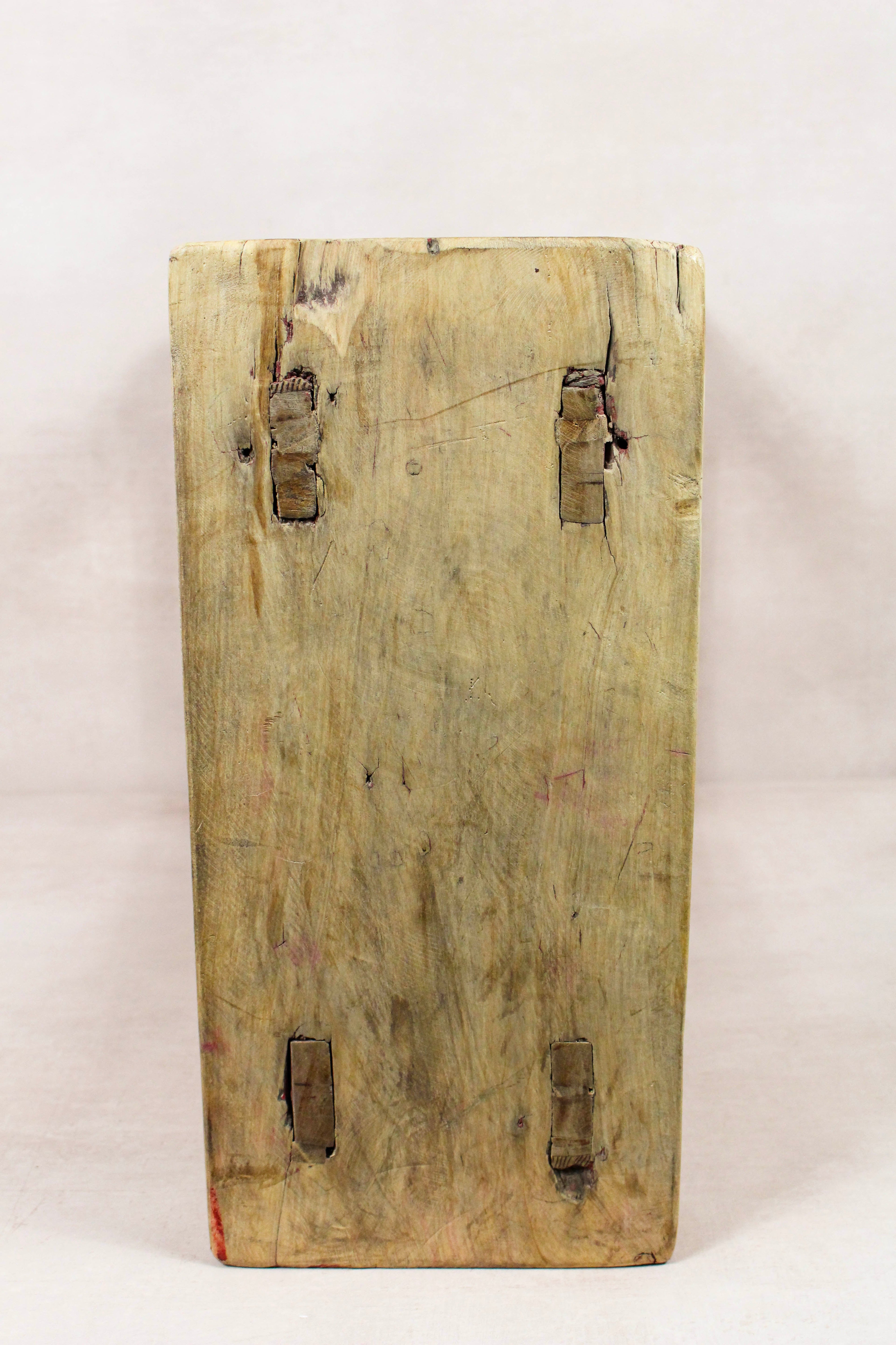 Vintage Rustic Stool - Elm wood - 283
