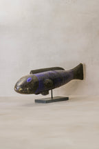 Large Bozo Puppet Fish - Mali - Blue