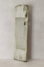 Vintage Elm Wooden Washboard - no 16