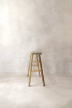 Antique Rustic Elm Skinny Bench 03