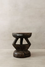 Vintage Tonga Stool - Copper Top - 27.1