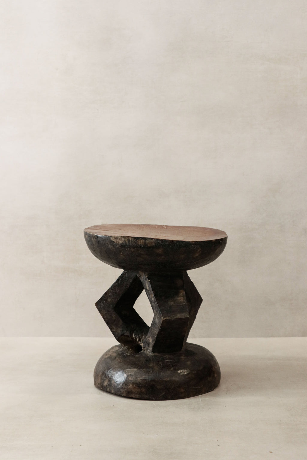 Vintage Tonga Stool - Copper Top - 28.1