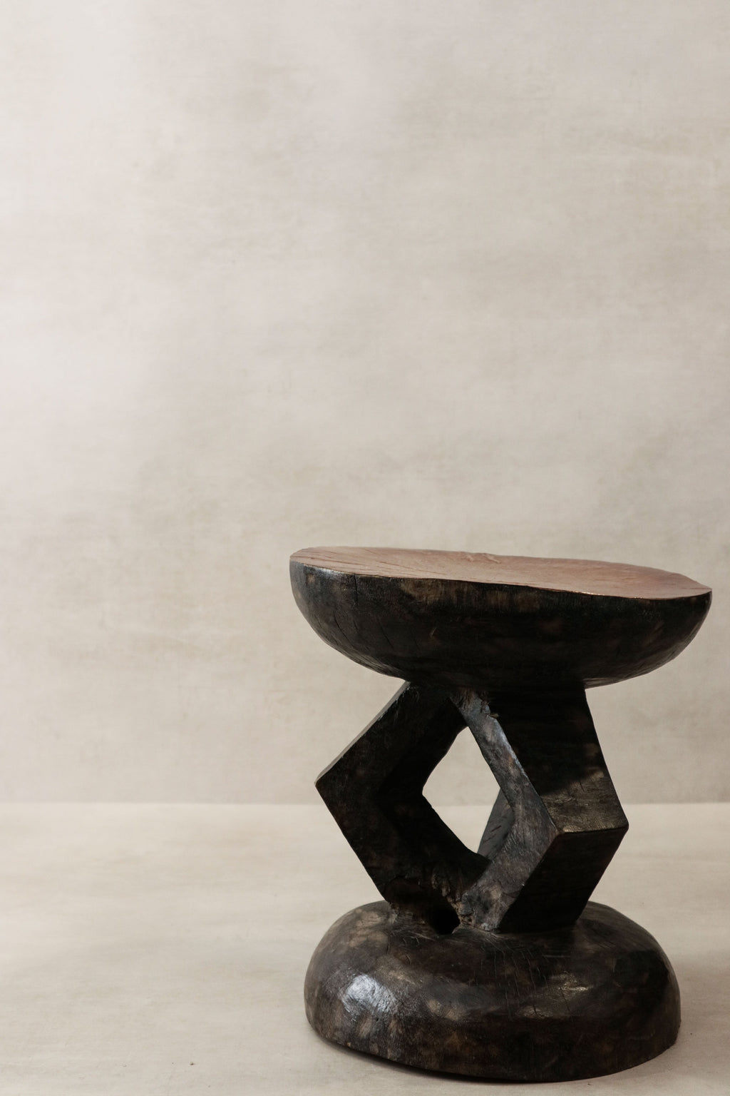Vintage Tonga Stool - Copper Top - 28.1