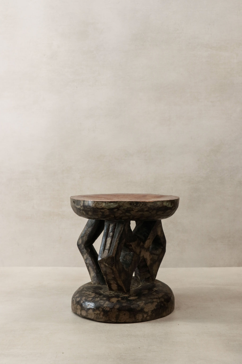 Vintage Tonga Stool - Copper Top - 25.2