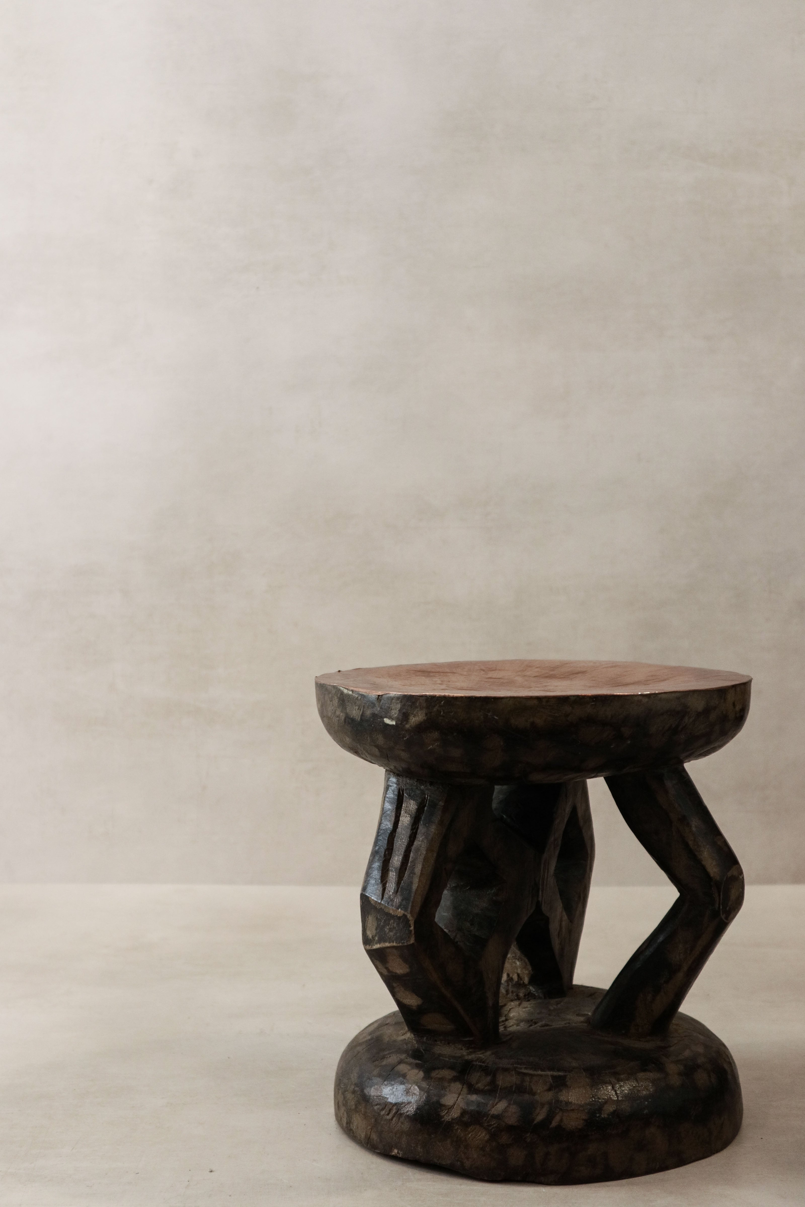 Vintage Tonga Stool - Copper Top - 25.2