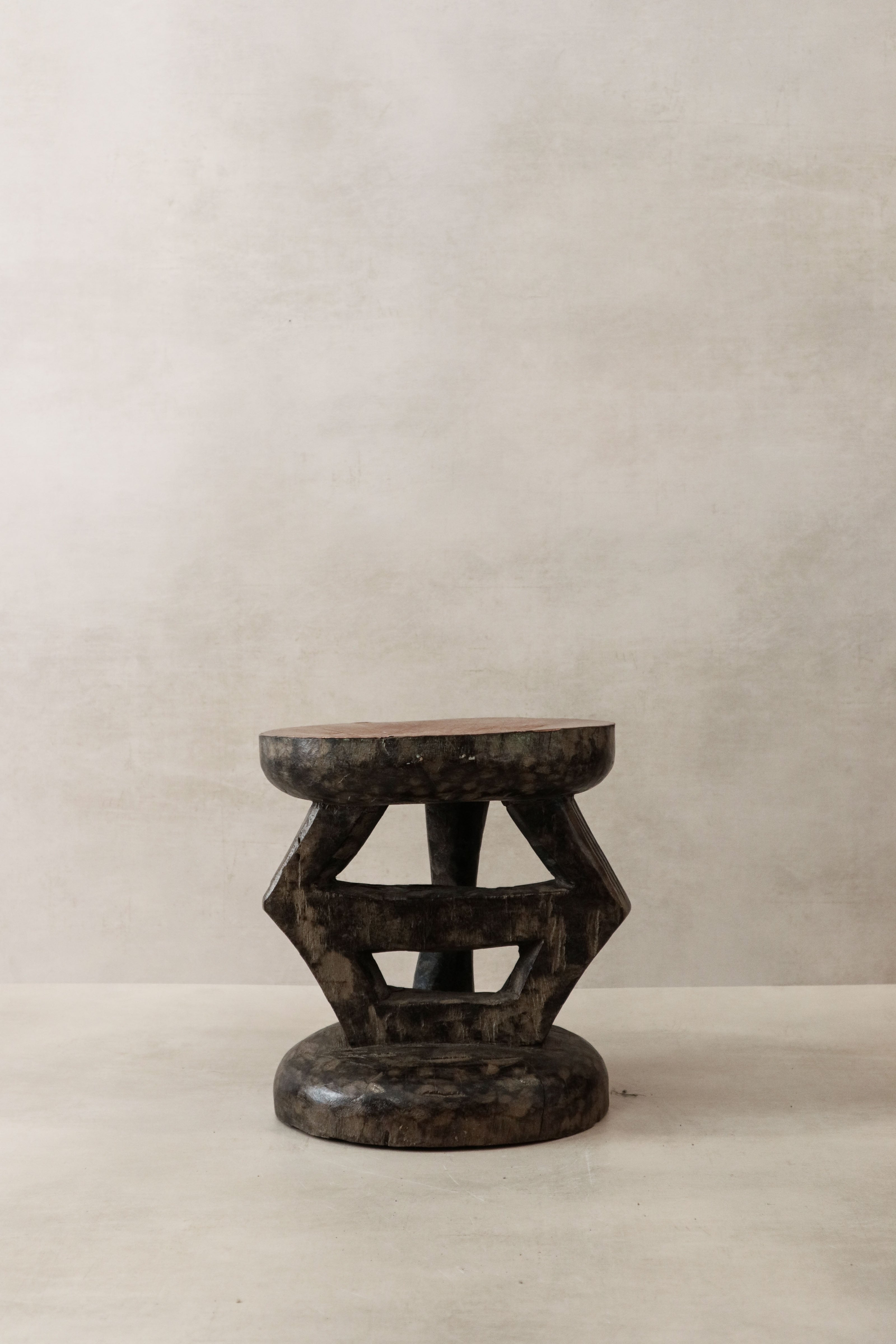 Vintage Tonga Stool - Copper Top - 25.1