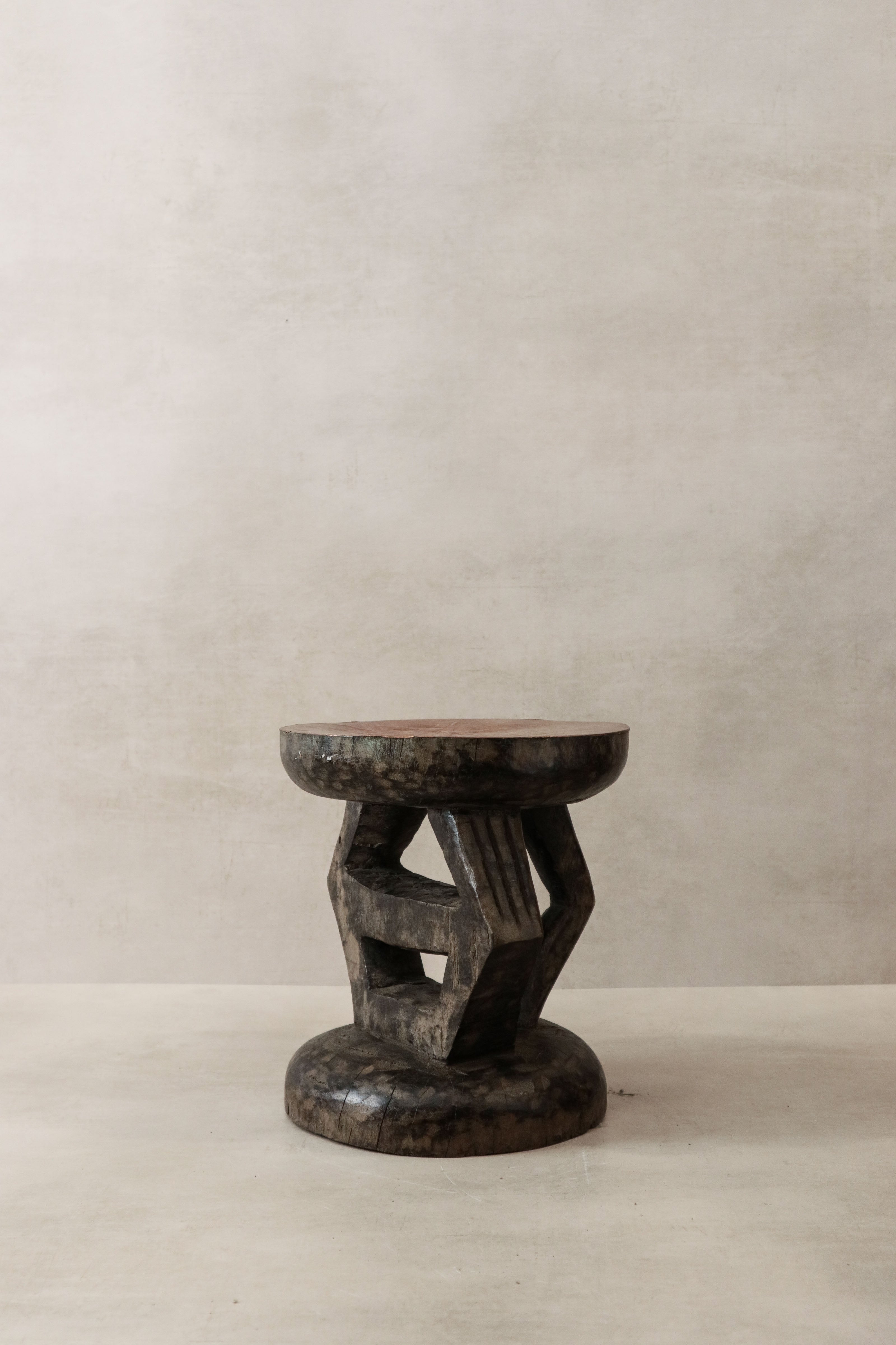 Vintage Tonga Stool - Copper Top - 25.1