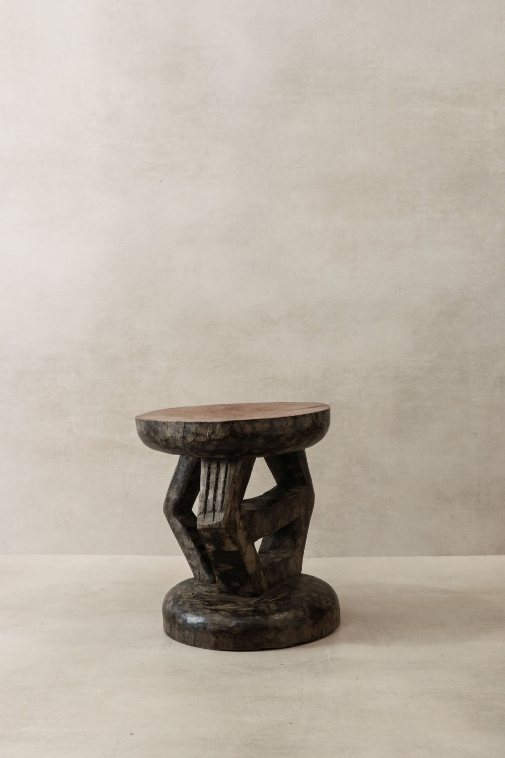 Vintage Tonga Stool - Copper Top - 25.1