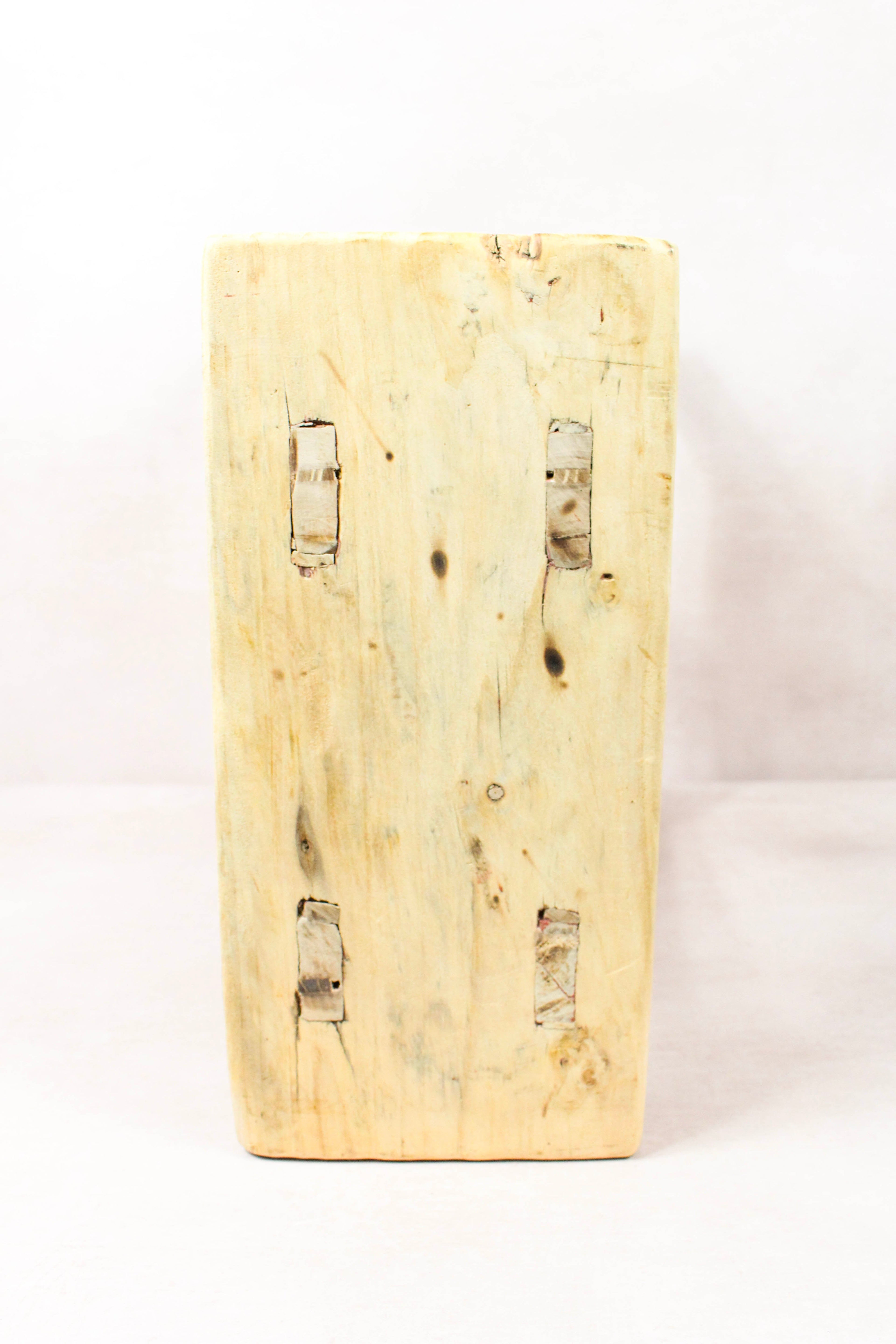 Vintage Rustic Stool - Elm wood - 198