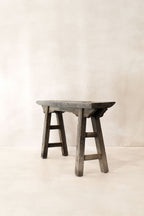 Antique Rustic Elm Bench 06