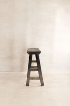 Antique Rustic Elm Bench 06