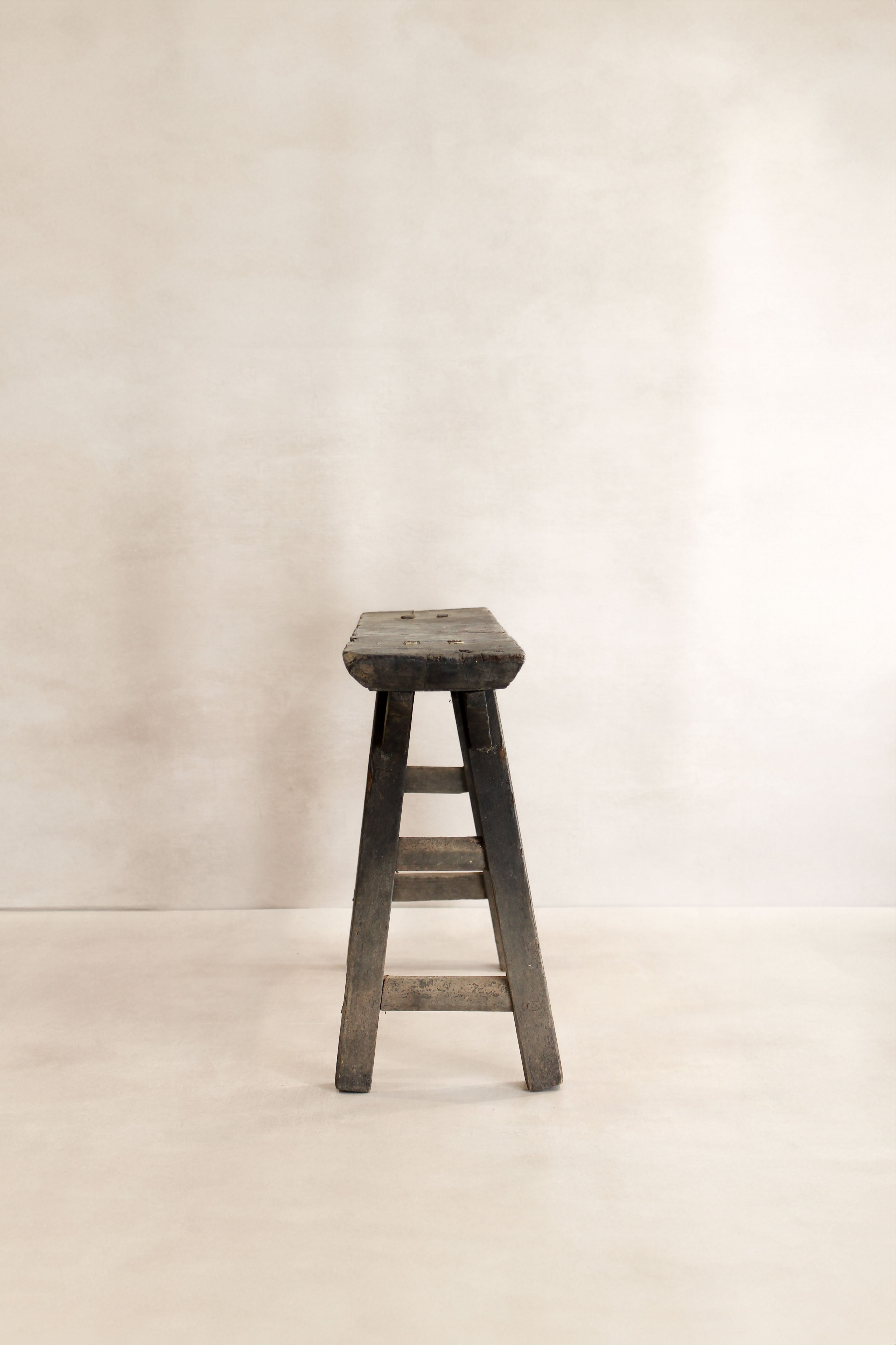 Antique Rustic Elm Bench 06