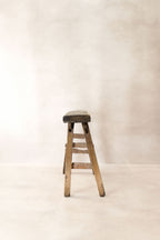 Antique Rustic Elm Bench 08