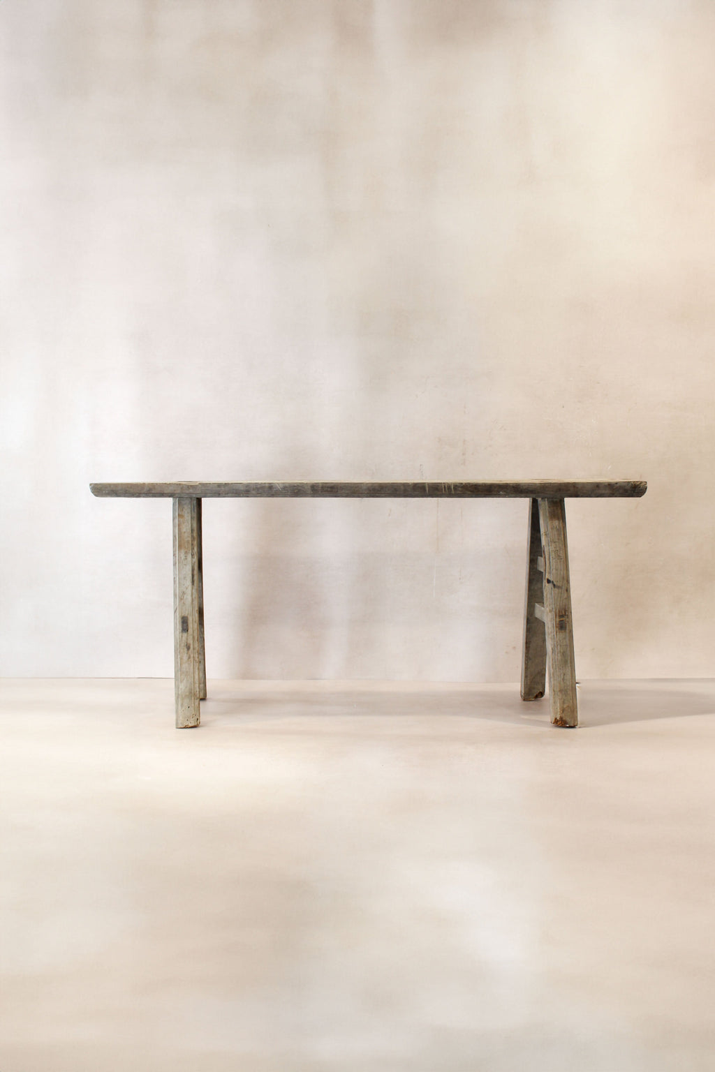 Antique Rustic Elm Skinny Bench 07