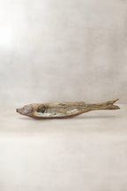 Driftwood Hand Carved Fish - (15.1)