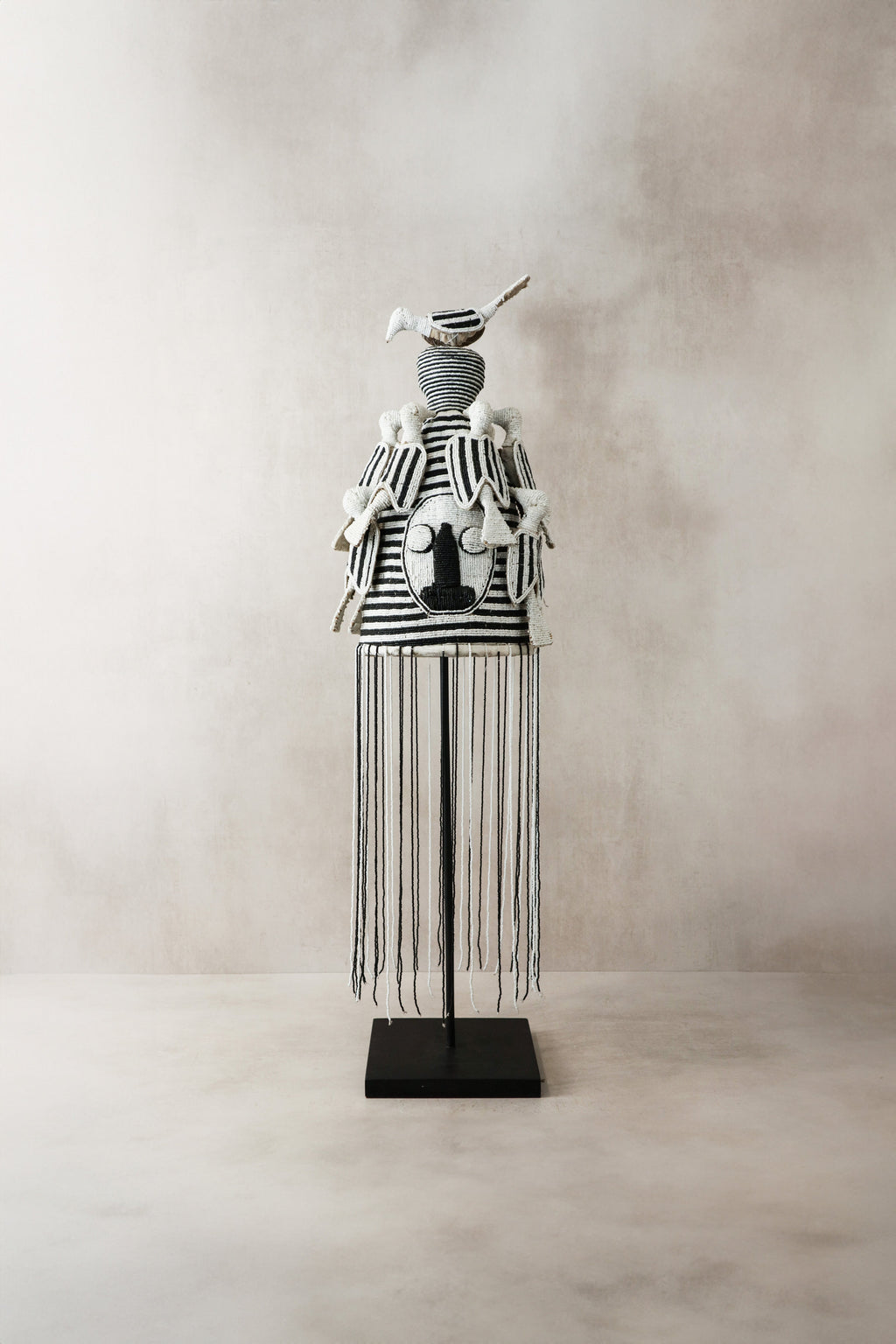 Yoruba Royal Crown Black & White - 15.1