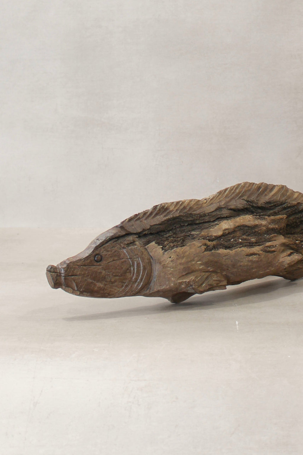 Driftwood Hand Carved Fish - (14.2)