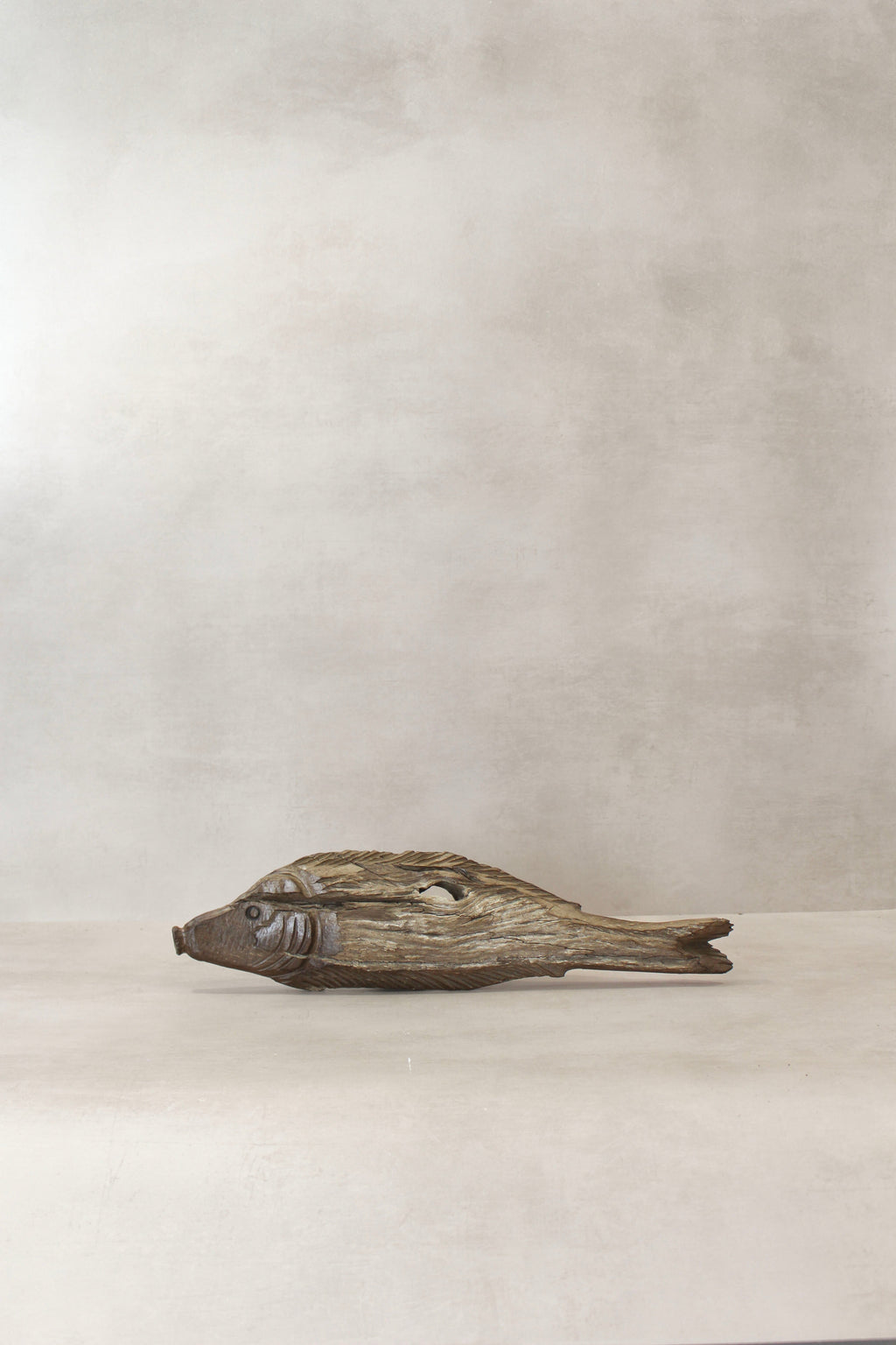 Driftwood Hand Carved Fish - (14.4)