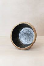 Wabi Sabi Antique Dark Glazed Terracotta Bowl Small- LBB 03