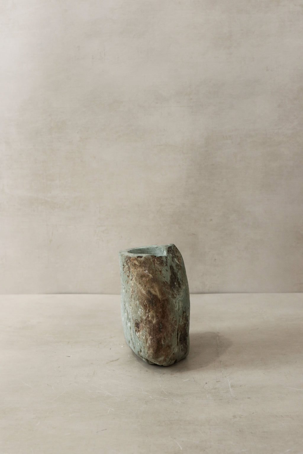 Natural Rough Edge Stone Candle Holder - 98.3