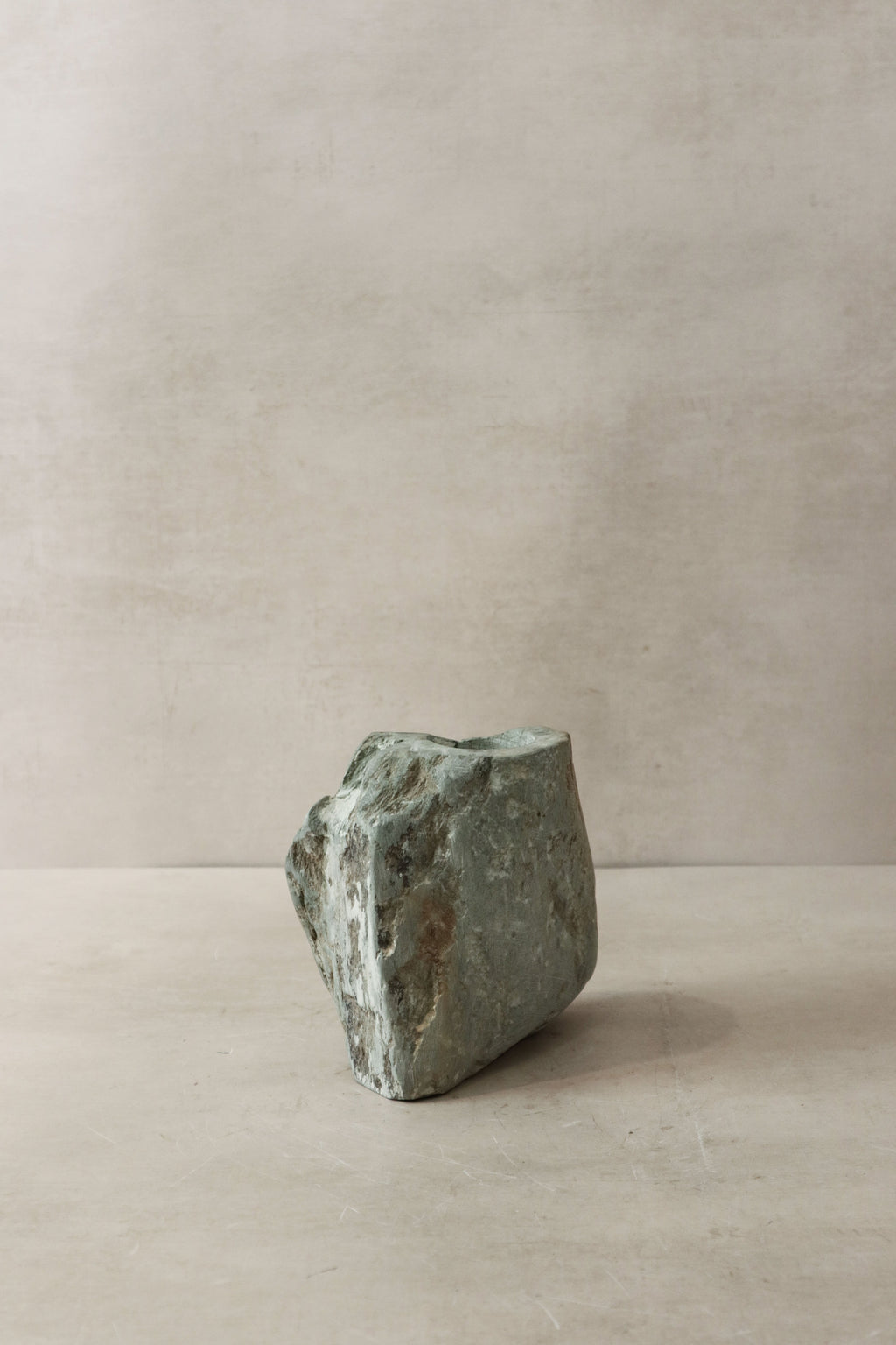 Natural Rough Edge Stone Candle Holder - 98.3