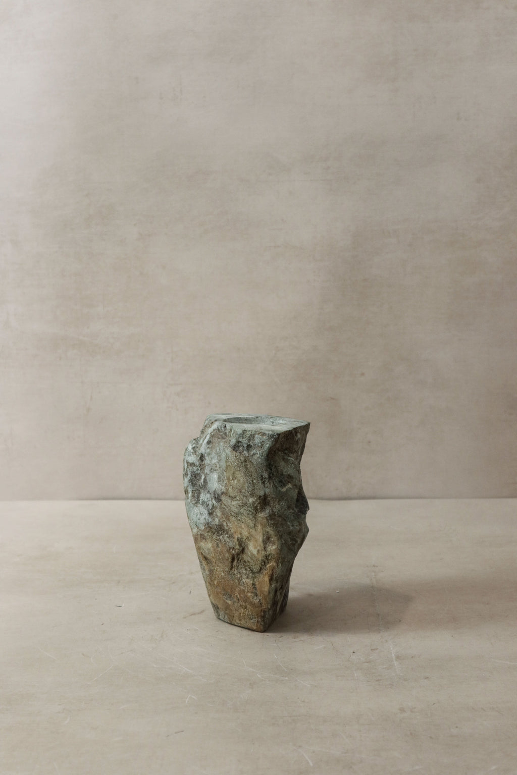 Natural Rough Edge Stone Candle Holder - 98.4
