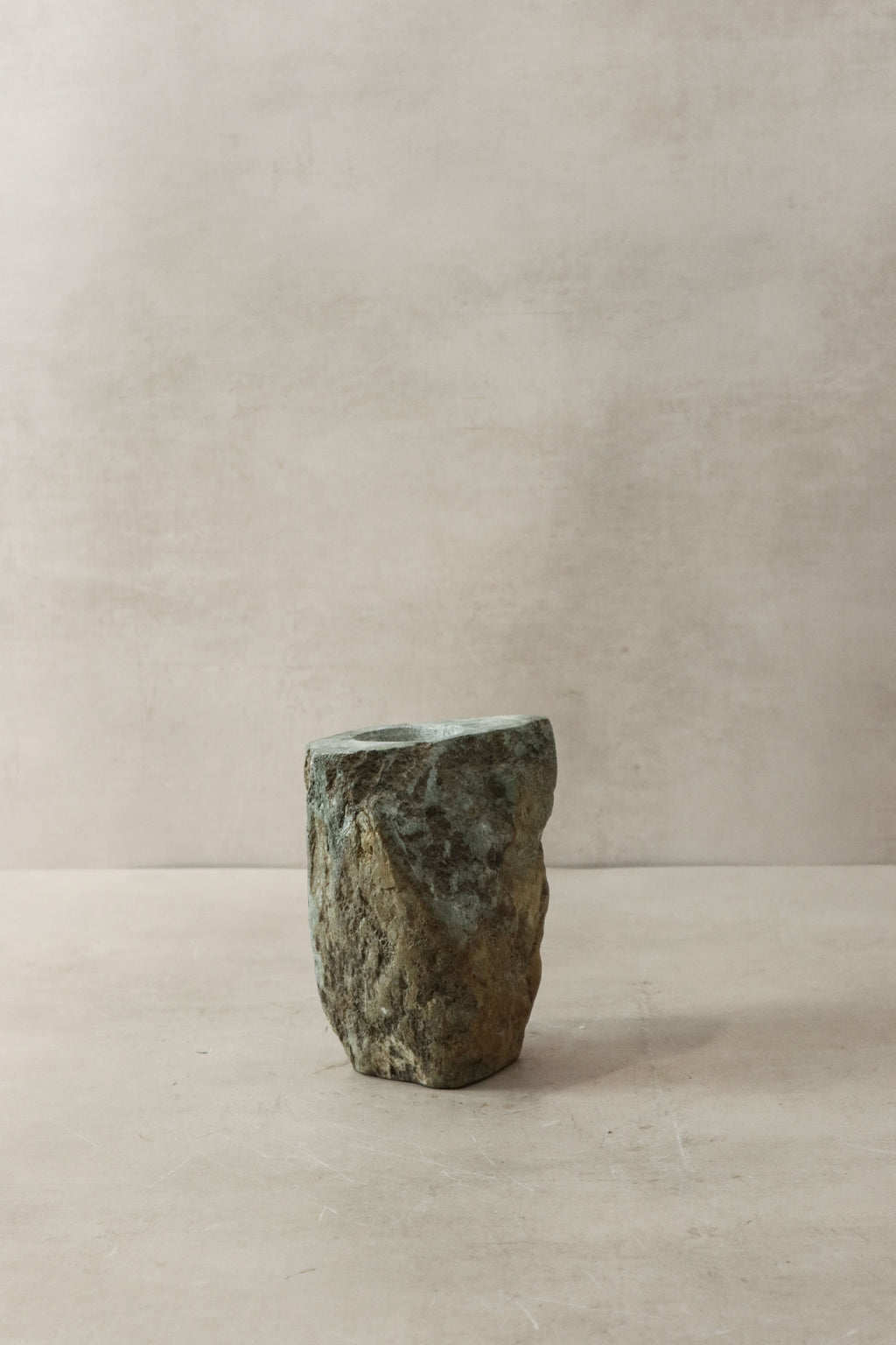 Natural Rough Edge Stone Candle Holder - 98.4