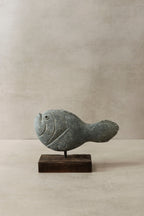 Stone Fish Sculpture - Zimbabwe - 29.1