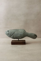 Stone Fish Sculpture - Zimbabwe - 29.2