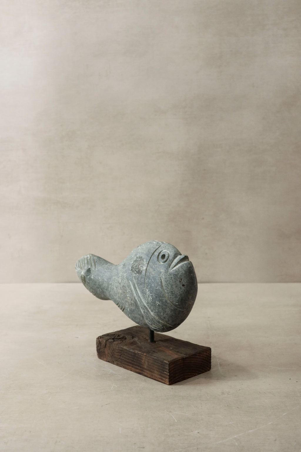 Stone Fish Sculpture - Zimbabwe - 29.1