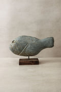 Stone Fish Sculpture - Zimbabwe - 35.2