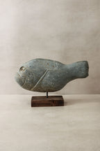 Stone Fish Sculpture - Zimbabwe - 35.2