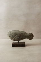Stone Fish Sculpture - Zimbabwe - 32.1