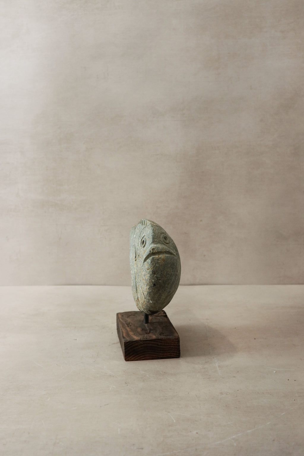 Stone Fish Sculpture - Zimbabwe - 30.2