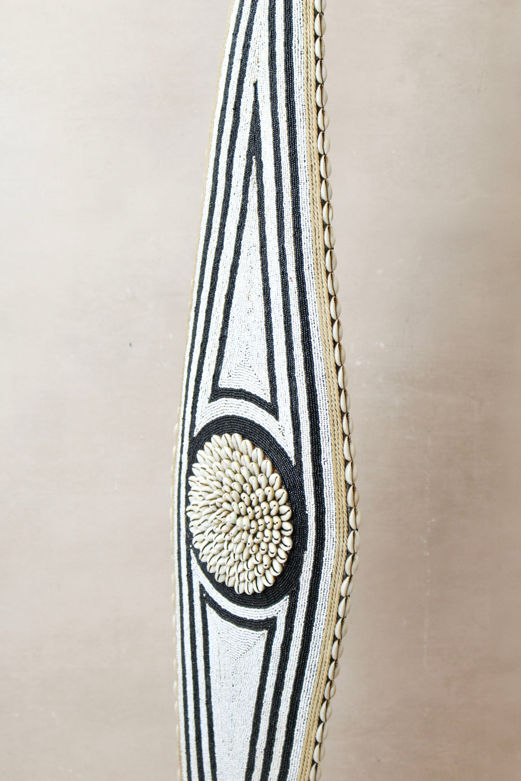 Cameroon Beaded Shield - Large Oblong -  BC01