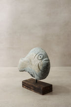 Stone Fish Sculpture - Zimbabwe - 33.4