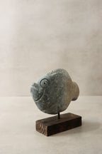 Stone Fish Sculpture - Zimbabwe - 33.4