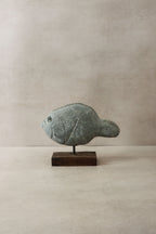 Stone Fish Sculpture - Zimbabwe - 30.8