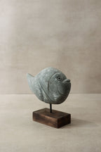 Stone Fish Sculpture - Zimbabwe - 30.9