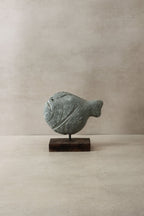 Stone Fish Sculpture - Zimbabwe - 30.5