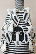 Yoruba Royal Crown Black & White - 15.2
