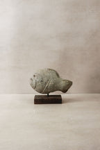 Stone Fish Sculpture - Zimbabwe - 30.7