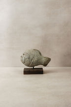 Stone Fish Sculpture - Zimbabwe - 30.7
