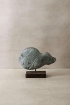 Stone Fish Sculpture - Zimbabwe - 33.5